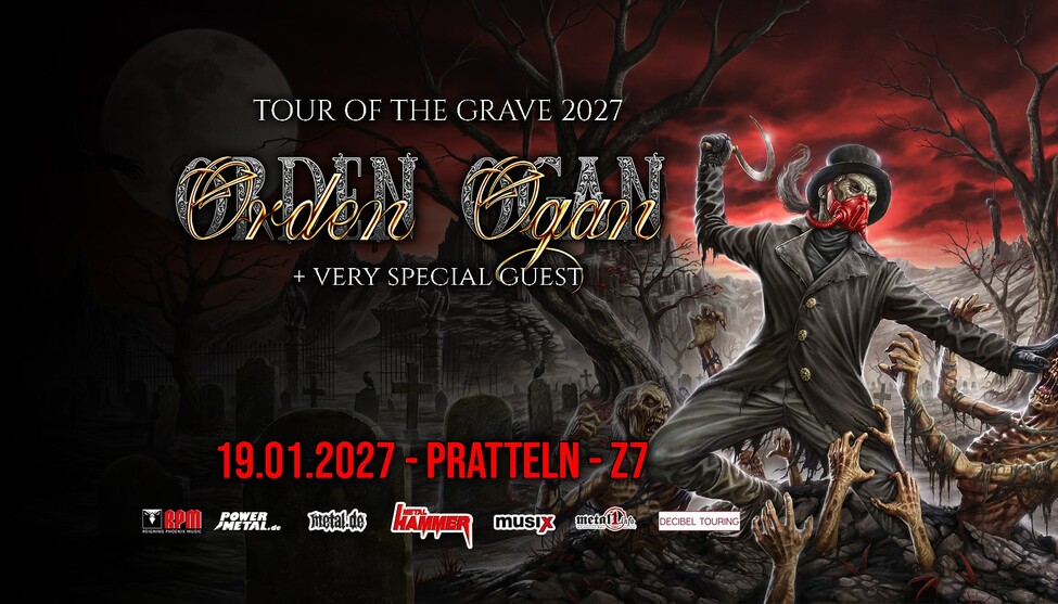 Orden Ogan | Di 19. Januar 2027 | Konzertfabrik Z7, Basel