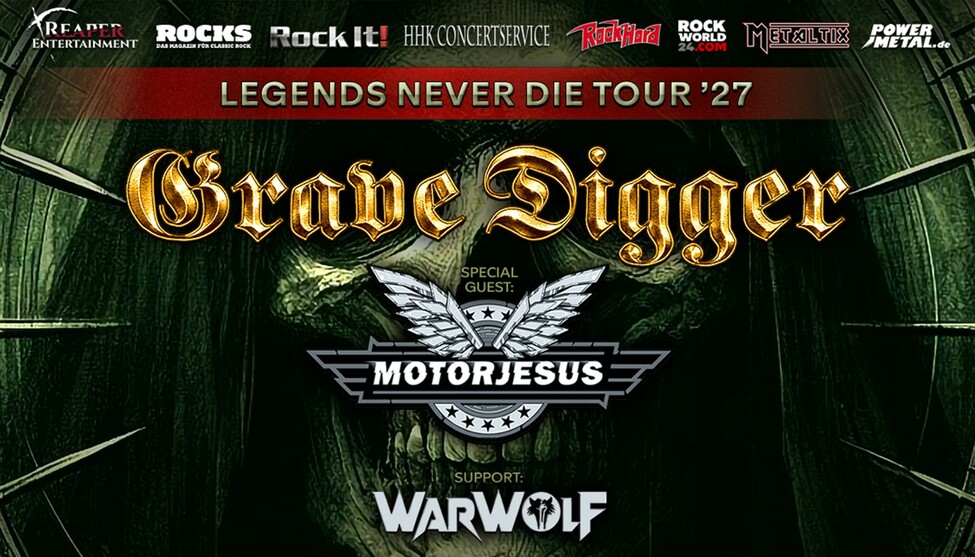 Grave Digger | So 24. Januar 2027 | Konzertfabrik Z7, Basel