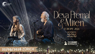 Deva Premal & Miten | Di 22. September 2026 | The Hall, Zürich
