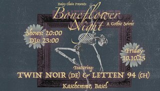 Twin Noir | Fr 10. Oktober 2025 | Kaschemme Klub/Bar, Basel