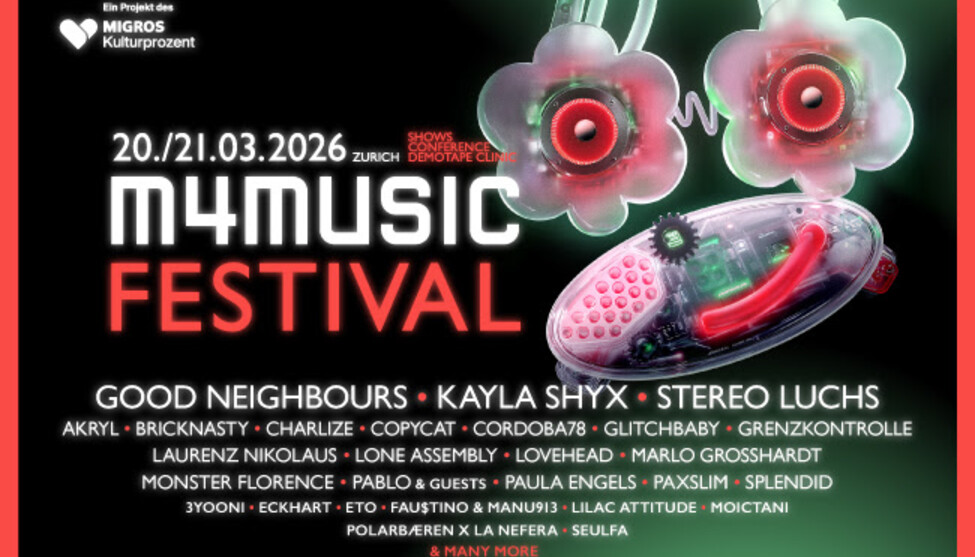 m4music Festival 2026 | Fr 20. März 2026 | m4music Festival 2026, Zürich