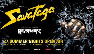 Savatage | Mo 03. August 2026 | Z7 Summer Nights Open Air, Basel