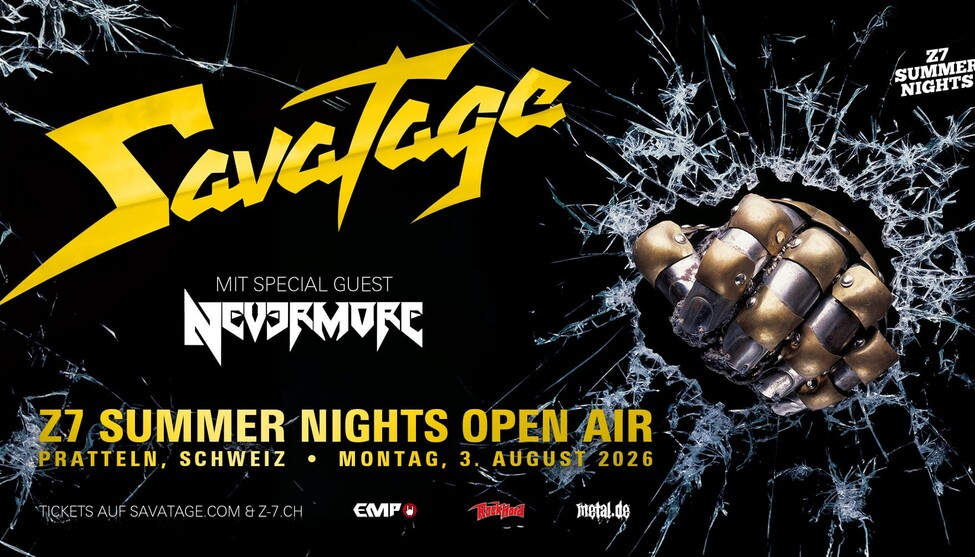 Savatage | Mo 03. August 2026 | Z7 Summer Nights Open Air, Basel