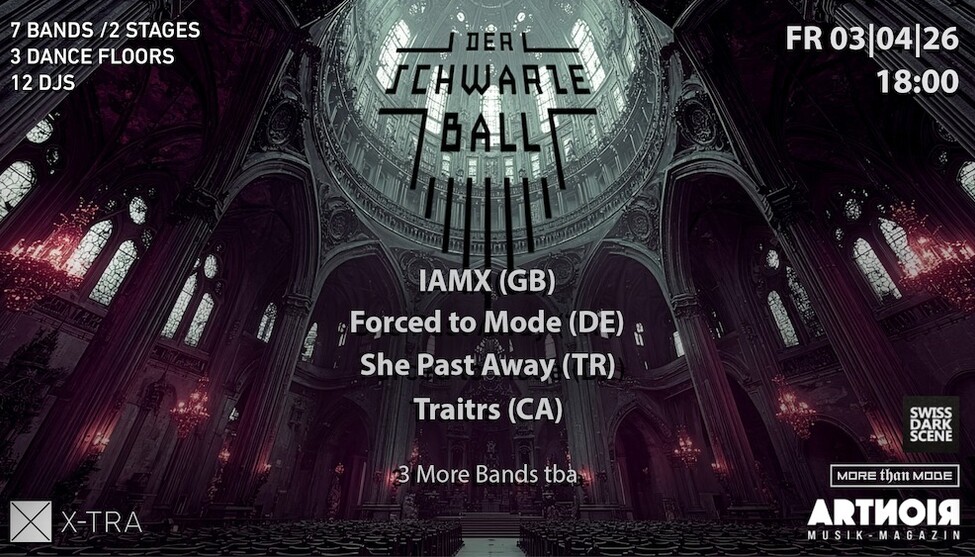 IAMX | Fr 03. April 2026 | X-TRA Haus der Musik, Zürich