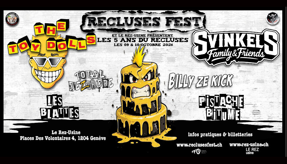 The Toy Dolls | Fr 09. Oktober 2026 | Le Rez - Usine, Genf