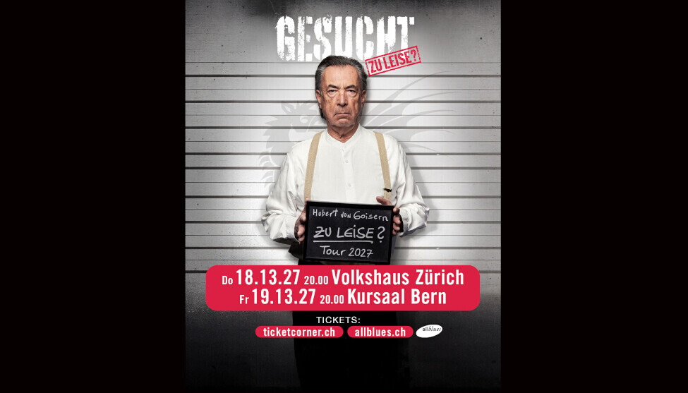 Hubert von Goisern | Fr 19. März 2027 | Kursaal-Arena, Bern