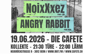 Angry Rabbit | Fr 19. Juni 2026 | Die Cafete, Bern