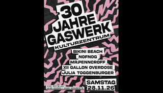 Bikini Beach | Sa 28. November 2026 | Gaswerk, Winterthur