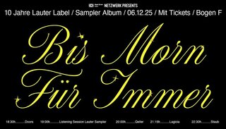 Tickets gewinnen: 10 Jahre Lauter Musik in Zürich